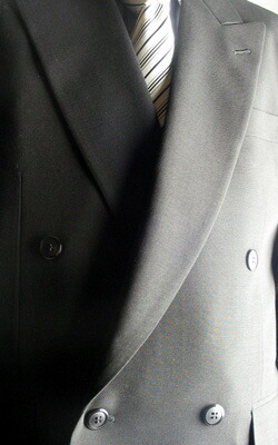 *合服*Y8サイズ ダブルフォーマルブラックスーツ 略礼服、喪服：4B×1掛 ＲM2214★パンツ裾未処理の通販は