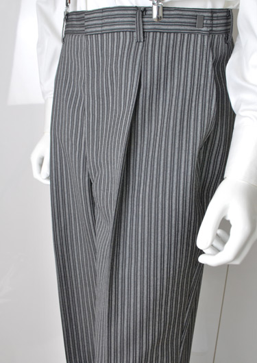 日本製】合物 モーニングコート3P ：RM1824上着＆白衿付きベスト