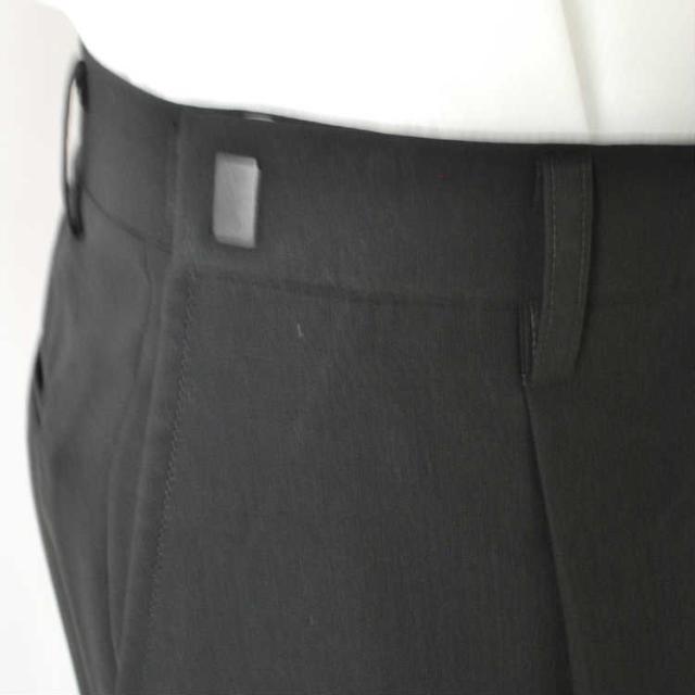 夏用 清涼 シングルブラックスーツ US18700 メンズ 紳士 略礼服 礼服【2つ釦1つ掛け★パンツ裾未処理】【A体 AB体 BB体 3〜7】黒 ブラックフォーマル 冠婚葬祭 葬儀 葬式 法事 通夜 法要 礼装 サマーフォーマル_15