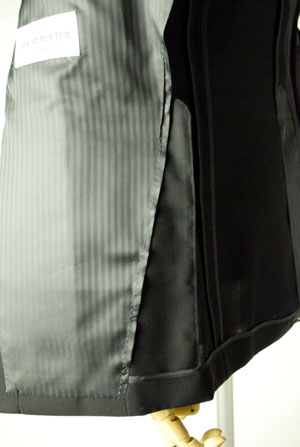 夏用 ブラックスーツ SUPERTEX（長大毛織）シングル 略礼服 喪服 :RM6620【2B×1★パンツ裾未処理】ブラックフォーマル 黒 冠婚葬祭 葬儀 葬式 法事 通夜 法要 礼装 サマーフォーマル_10