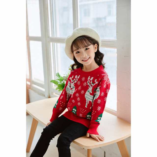 クリスマス セーター キッズ 子供 ニットセーター 秋冬新作 子供服