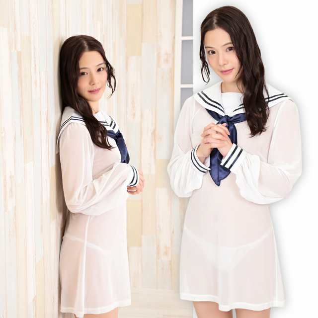 EROXシースルーセーラーワンピ ホワイトコスプレ コスチューム セーラー服 制服 シースルー アダルト ランジェリー セクシー 洗濯可の通販はau  PAY マーケット - StarFire | au PAY マーケット－通販サイト