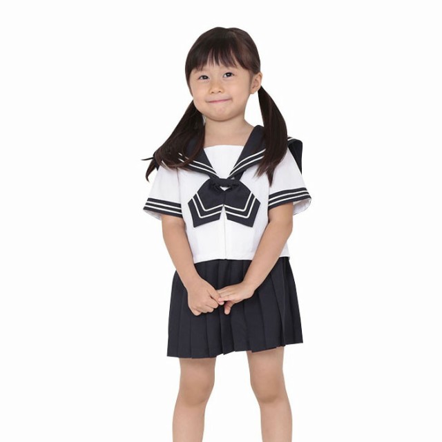 KIDSモデル 時代付属高校制服 キッズコスチューム 子供用 制服 セーラー服 ギャル JK コスプレ ペアルック コスプレ衣装 コスチューム  ハロウィン 仮装 衣装の通販はau PAY マーケット - StarFire | au PAY マーケット－通販サイト