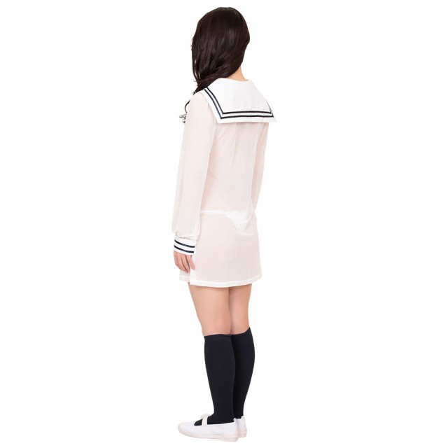 EROXシースルーセーラーワンピ ホワイトコスプレ コスチューム セーラー服 制服 シースルー アダルト ランジェリー セクシー 洗濯可の通販はau  PAY マーケット - StarFire | au PAY マーケット－通販サイト