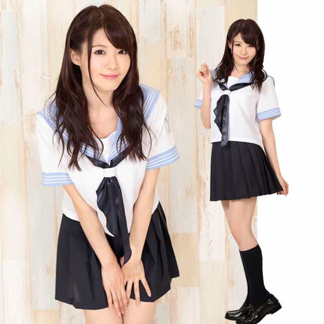 Au0026T Collection神(かみ)高校夏用特別制服 コスプレ 女子高生 半袖 制服 セーラー服 衣装 コスプレ衣装 コスチューム 仮装  サイズMの通販はau PAY マーケット - StarFire | au PAY マーケット－通販サイト