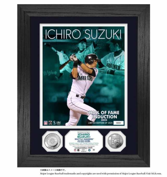 【予約商品】イチロー MLB 殿堂入り記念 ダブルコインフォトミント お届け時期：2025年4月25日（金）より順次出荷【予約品・OS37】限定・記念グッズ・希少の通販は
