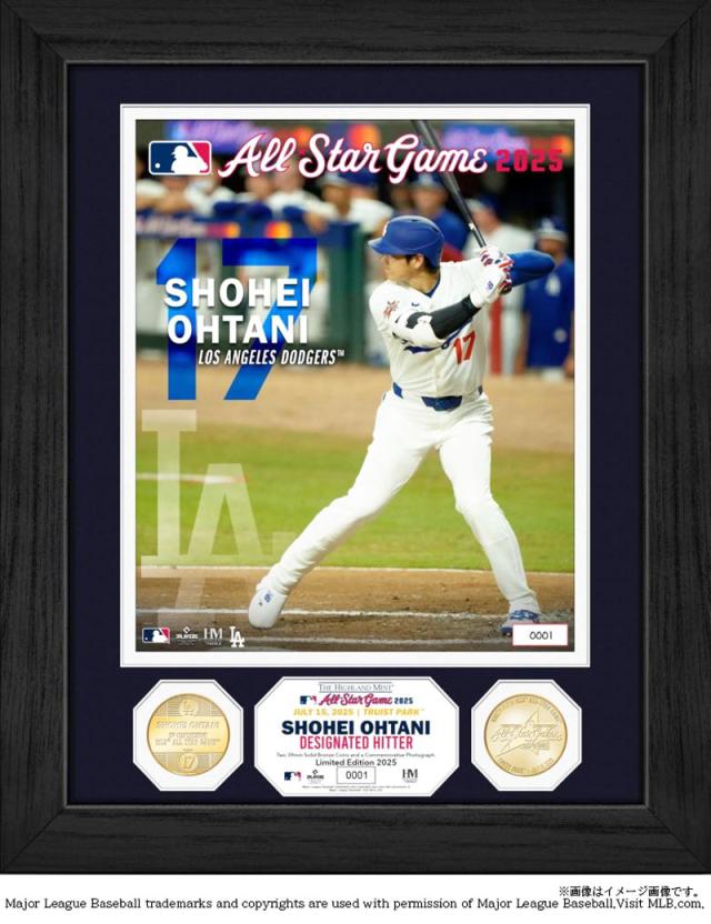 大谷翔平 記念メダル MLB オールスターゲーム 予約商品】ドジャース