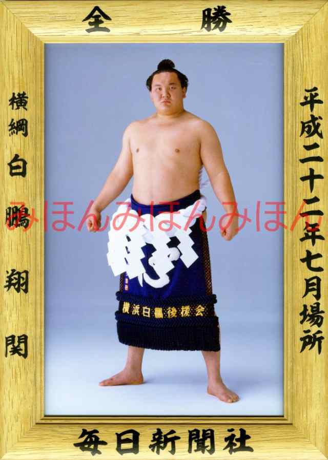 大横綱 白鵬と日馬富士 直筆サイン&手形 セット 大相撲