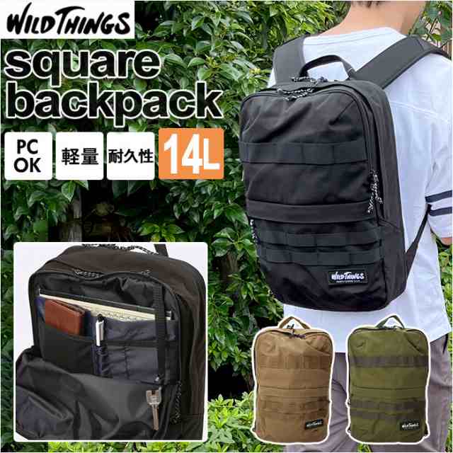 【BLACK】 ワイルドシングス リュック WT-380-3002 通販 WILD THINGS バックパック メンズ 高校生 大学生 中学生 大容量 ノートPC 通勤 の通販は