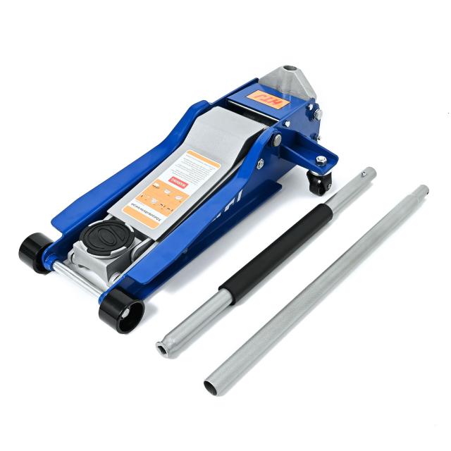 油圧ジャッキ ジャッキ 車 フロアジャッキ 5T ローダンウンジャッキ ローダウン車対応 75mm〜525mm デュアルポンプ式 保護用ゴムパッド 低床 低床ジャッキ ジャッキアップ タイヤ交換の通販は 25,056円