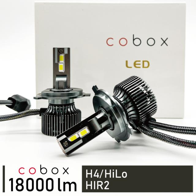 LED ヘッドライト H4 HIR2 6000K 爆光 18000ルーメン ガンメタリック