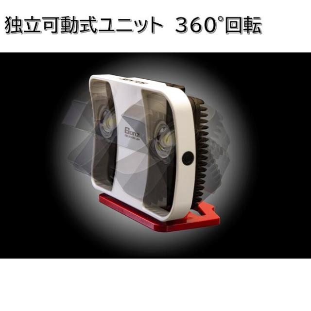 【送料無料】投光器　充電式　ACアダプター 最大12,000ルーメン　屋外作業　サッカー
