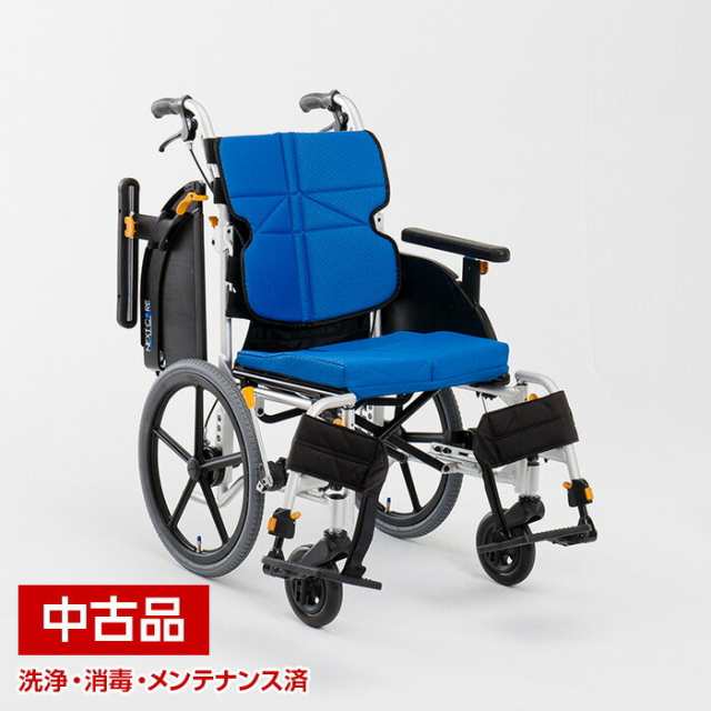 中古】 松永製作所 ネクストコア・アジャスト 介助 ブルー NEXT-61B 40