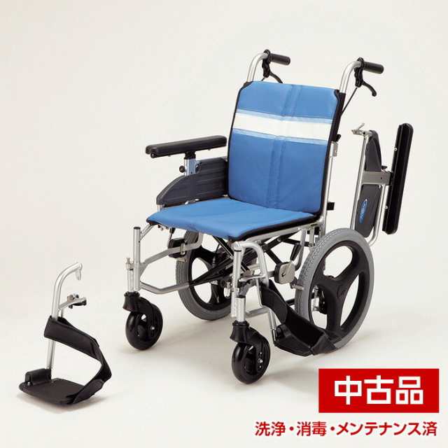 31cm高さ6466cm日進医療器　NISSIN 車椅子　多機能 介助用車いす NA-3DX 介助タイプ