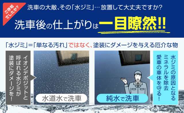 【色: ナチュラル】ガラコート 純水器 洗車用 安心の１年間製品 11Lタンク