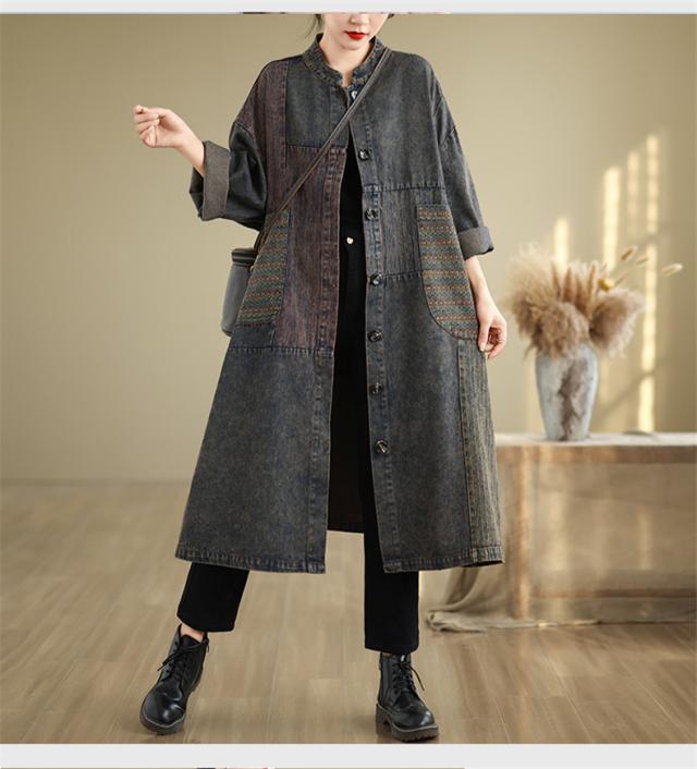 リバーステンカラーロングコート ブラウン Sサイズ ラムウールリバー