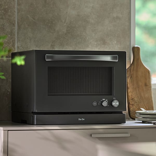 Re・De Range オーブンレンジ 20L ブラック MO02A-20BK 送料無料 オーブンレンジ 電子レンジ オーブントースター 20L 時短_2