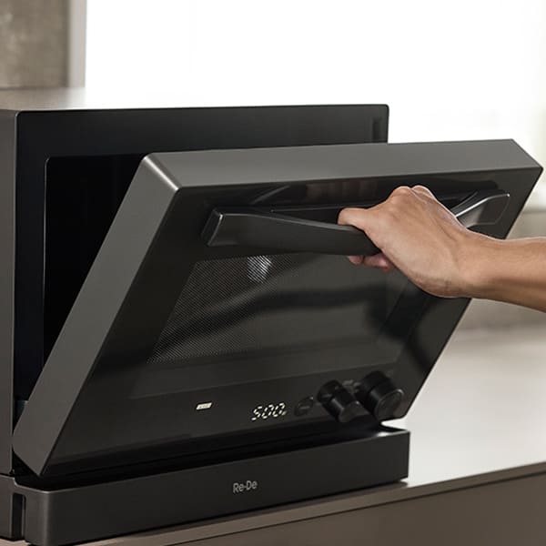 Re・De Range オーブンレンジ 20L ブラック MO02A-20BK 送料無料 オーブンレンジ 電子レンジ オーブントースター 20L 時短_3