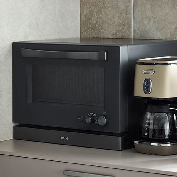 Re・De Range オーブンレンジ 20L ブラック MO02A-20BK 送料無料 オーブンレンジ 電子レンジ オーブントースター 20L 時短_5