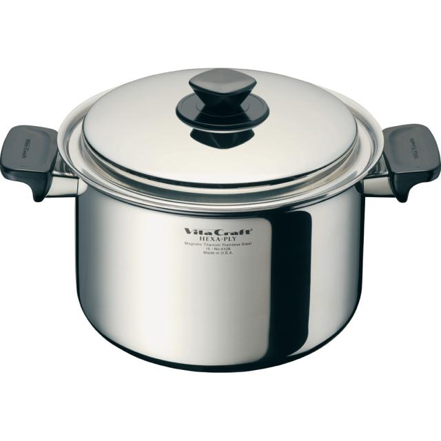 VitaCraft ビタクラフト ヘキサプライ 両手ナベ 5.5L深型 6128 送料無料 両手鍋 鍋 なべ IH対応 ガス火対応