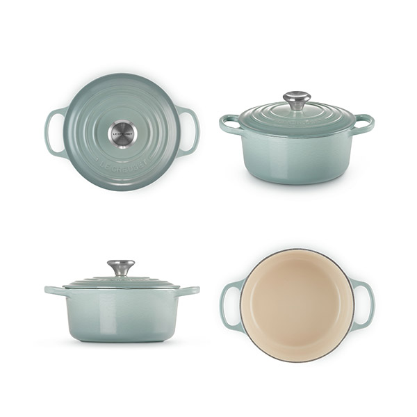 LE CREUSET ル・クルーゼ シグニチャー ココット・ロンド 18cm（シルバーツマミ）（ガス火・IH対応）ルクルーゼ 鋳物 ホーロー 両手鍋 無水鍋 無水調理 炊飯鍋_9