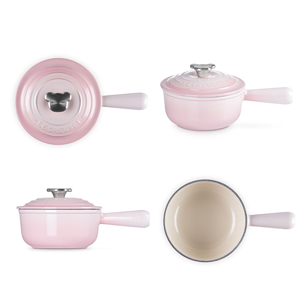 LE CREUSET ル・クルーゼ ソースパン 16cm ベアーツマミ シェルピンク