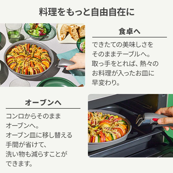 T-FAL ティファール インジニオ・ネオ  IHセラミックグライド アースグレー セット5 L26695（ガス火・IH対応） フライパン ソースパン セラミックコーティング_7