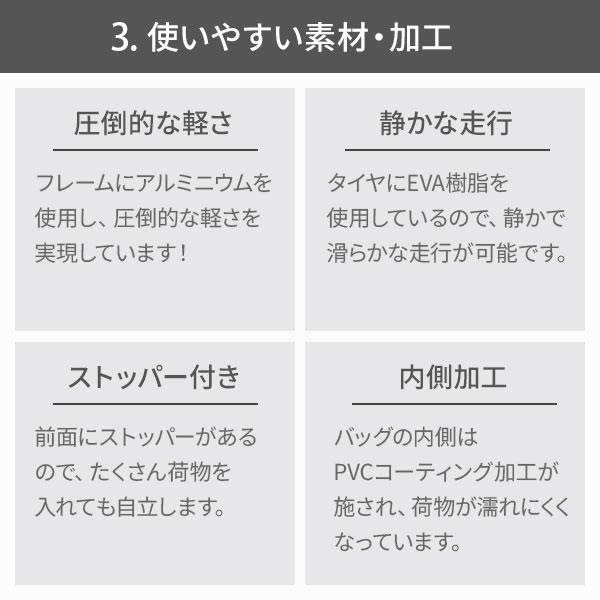 ROLSER ロルサー プレガマティック ショッピングカート MF・スコティッシュ・マリーナ・スター キャリーカート キャリーバッグ 折り畳める 撥水_6