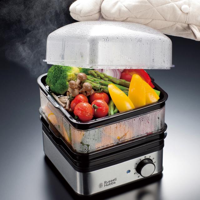 Russell Hobbs ラッセルホブス ミニスチーマー 7910JP 送料無料 蒸し器 スチーマー 蒸し料理 蒸し野菜_2