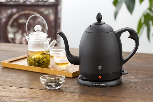 Russell Hobbs ラッセルホブス カフェケトル 0.8L マットブラック 7408JP-88 送料無料 電気ケトル 0.8L 800ml コードレス 瞬間 スピード コーヒー ドリップ_2