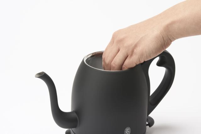 Russell Hobbs ラッセルホブス カフェケトル 0.8L マットブラック 7408JP-88 送料無料 電気ケトル 0.8L 800ml コードレス 瞬間 スピード コーヒー ドリップ_3