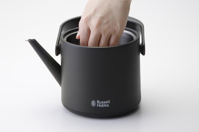 Russell Hobbs ラッセルホブス T Kettle (T ケトル) ホワイト 7106JP-WH 送料無料 電気ケトル 0.6L コードレス 温度調節 保温 カフェ
