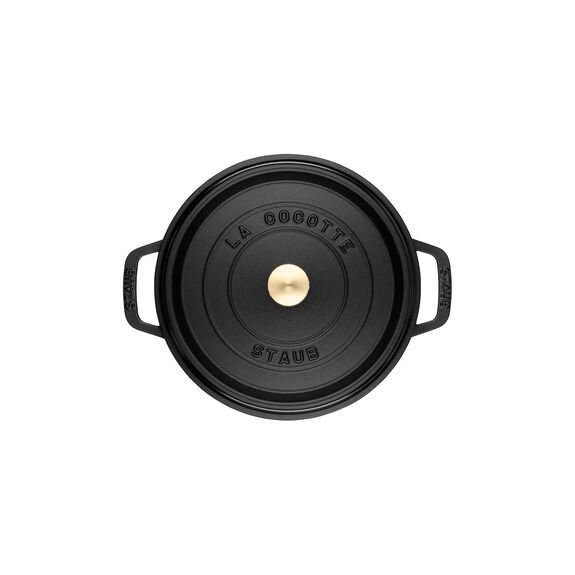 ストウブ staub 送料無料 両手鍋 キャセロール鍋 40509-487 ピコ・ココット ラウンド 20cm ブラック IH対応 オーブン対応 食洗器対応_2
