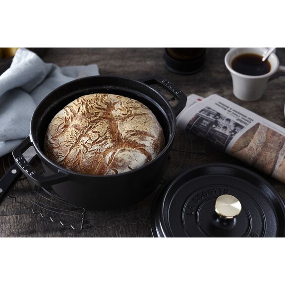 ストウブ staub 送料無料 両手鍋 キャセロール鍋 40509-487 ピコ・ココット ラウンド 20cm ブラック IH対応 オーブン対応 食洗器対応_4