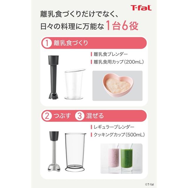T-fal ティファール ハンドブレンダー ベビーマルチ HB65H8JP 送料無料
