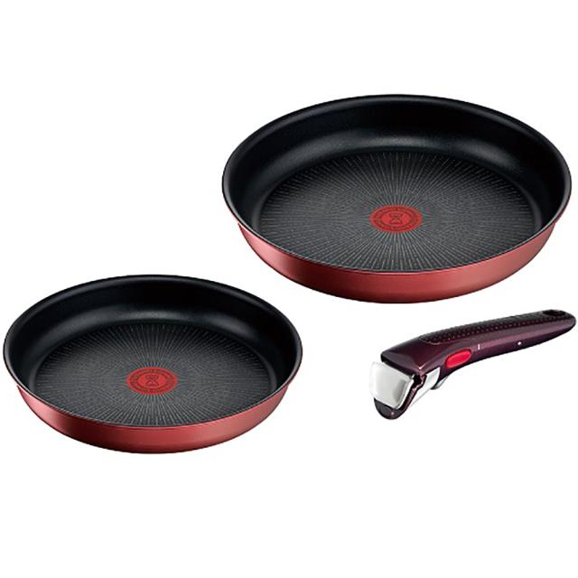 T-fal ティファール インジニオ・ネオ IHルージュ・アンリミテッド 仕かける3 L38390 貨物輸送無料 フライパン 仕かける 着脱式 手持ち部分が取れる 手持ち部分付き添い人 IH相応う 屁っ放り火相応う 3点仕かける フライパン 22糎 26糎 御厨子所