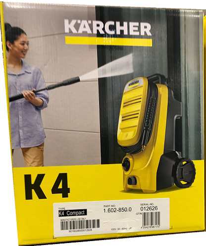 KARCHER ケルヒャー K4 コンパクト 高圧洗浄機 キャスター付き-www