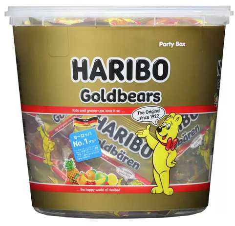 ハリボー ゴールドベアー ドラム 1000g HARIBO Gold Bear Drum 個装