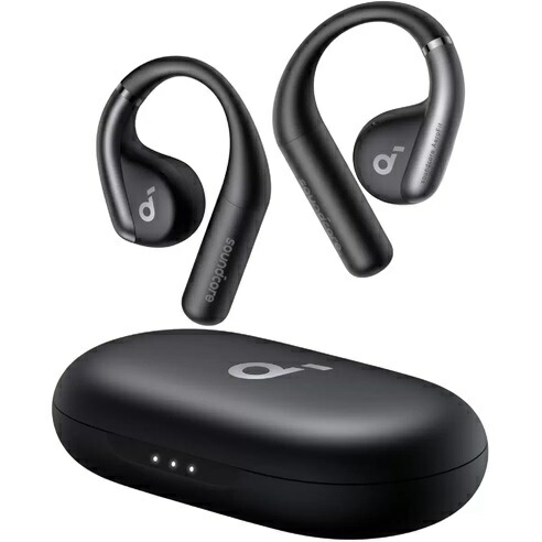 【ブラック】アンカー サウンドコア AeroFit A3872N11 ANKER 軽量 Black 耳を塞がない ワークアウト ランニング 家事 仕事 作業 テレワーク リモートワーク