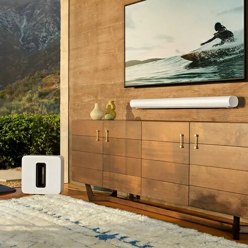 【ホワイト】Sonos Arc サウンドバー Dolby Atmos対応 Amazon Alexa搭載 ハンズフリー 操作 ホームサウンドシステム_3