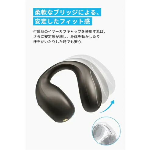 ANKER アンカー サウンドコア C40i ワイヤレスオープンイヤーイヤホン A3331NZ1 イヤーカフ型 快適 フィット感 クリアな音_1