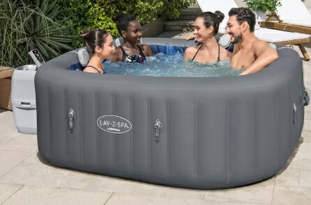 ジャグジー【4-6人用】ベストウェイ LAY-Z-SPA コロナド ジャグジー機能付きスパ マッサージ 加熱 簡単設置 キャンプ リフレッシュ プール 外遊び 夏_1