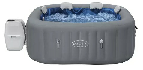 ジャグジー【4-6人用】ベストウェイ LAY-Z-SPA コロナド ジャグジー機能付きスパ マッサージ 加熱 簡単設置 キャンプ リフレッシュ プール 外遊び 夏
