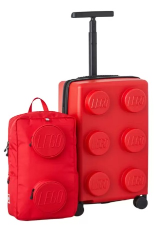 【レッド】LEGO レゴ ハードサイド 機内持ち込み可能スーツケース バックパックセット リュック TSAロック 拡張機能付 頑丈伸縮ハンドル ノートPC タブレット A4サイズ