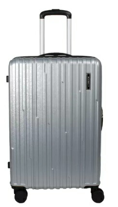 【シルバー】ACE イグザクト プリズム ボディ スーツケース 57-65L ACE EXACT Prismbody Suitcase 57-65L