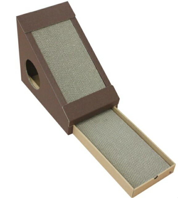 NEKOTO 変形爪とぎハウス Cat Scratchier House 猫 ねこ ネコ つめ 長毛種 大型