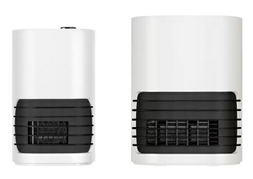 YAMAZEN セラミックファンヒーターセット B104+B064 軽量 シンプル 転倒オフスイッチ 持ち運び 脱衣場 トイレ 脱衣室 リモート テレワーク 足元 暖房 器具 ストーブ Ceramic Fan Heater Set