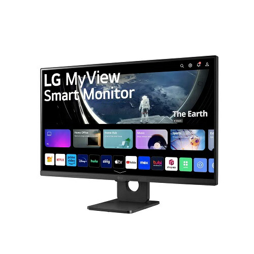 LG 27インチ webOS対応スマートモニター エルジー FHD 27SR50F-B ディスプレイ フルHD IPSパネル ディスプレPCモニターパソコンモニター
