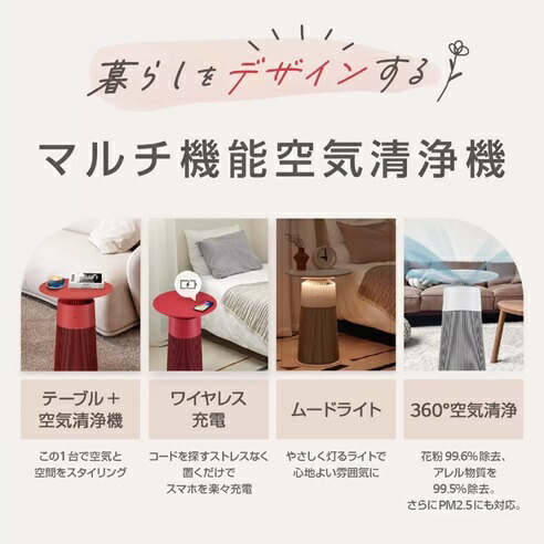 LG マルチ機能空気清浄機 PuriCare AeroFurniture エルジー サイド