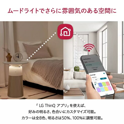 LG マルチ機能空気清浄機 PuriCare AeroFurniture エルジー サイド